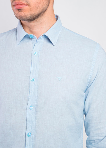 Голубой кэжуал рубашка Fred Mello