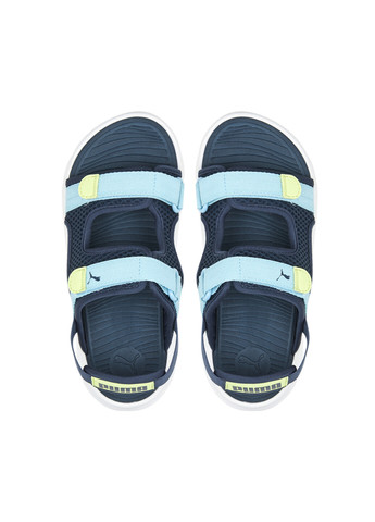 Синие спортивные зимние детские сандалии evolve sandals youth Puma