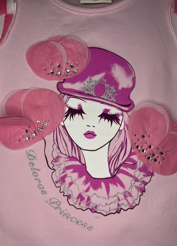 Розовая демисезонная футболка Deloras