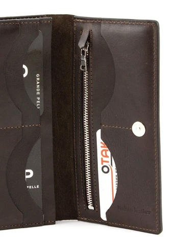 Мужское кожаное портмоне 19,5х10х2,5 см Grande Pelle (258363776)