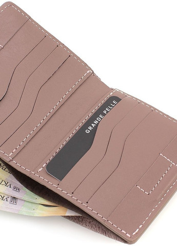 Жіночий шкіряний гаманець 11,5х11,5х3 см Grande Pelle (258363763)