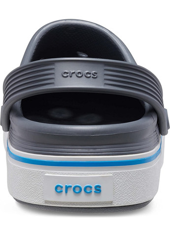 Серебряные сабо крокс Crocs