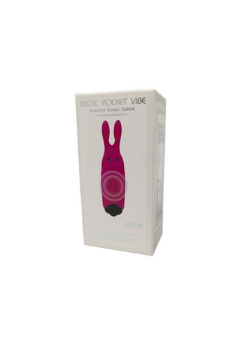 Вібропуля Pocket Vibe Rabbit Pink зі стимулюючими вушками Adrien Lastic (258353012)