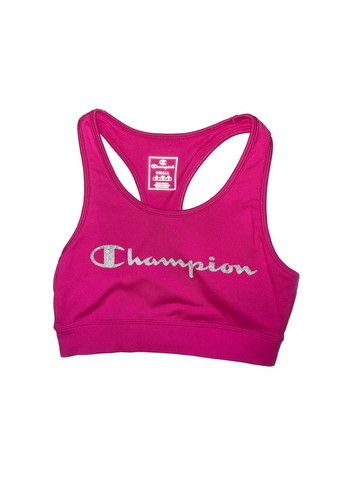 Рожева літня жіночий топ спортивний оригінал розмір s колір рожевий 114039 з коротким рукавом Champion