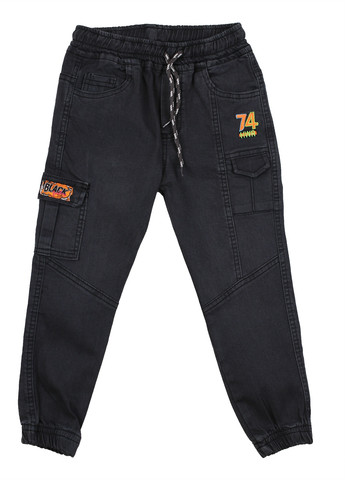 Черные демисезонные джинсы Hiwro