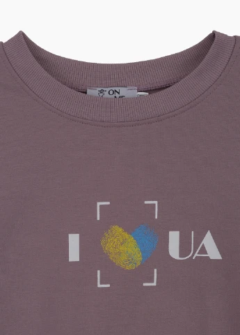Пудровий світшот i am ukrainian Blue World українська символіка (258360146)