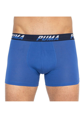 Logo AOP Boxer 2-pack M blue Puma трусы-боксеры (258402851)