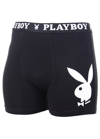 Men's Underwear Classic 1-pack S black Playboy трусы-боксеры (258402637)