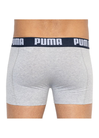 Statement Boxer 2-pack S blue/gray Puma трусы-боксеры (258402866)