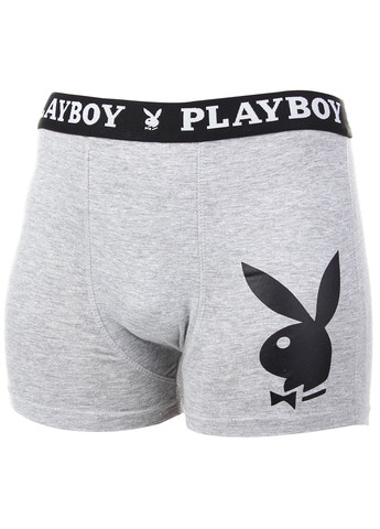 Труси-боксери Men's Underwear Classic 1-pack S grey Playboy трусы-боксеры (258402658)