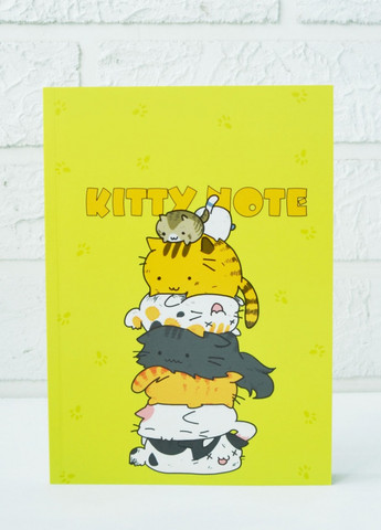 Блокнот "Kitty note", yellow 40 листов формат A5 900084 4PROFI (258525744)