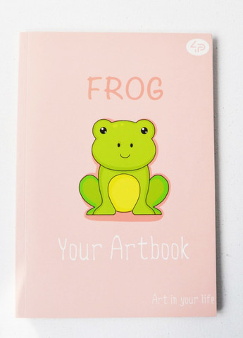Блокнот Artbook frog 48 листов формат А5 902316 4PROFI (258526061)