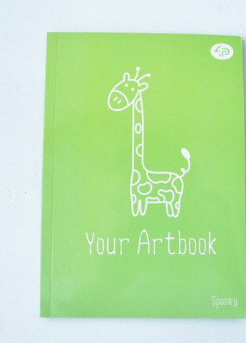 Блокнот Artbook "Spoony" giraffe 40 арк. формат B6 902774 4PROFI (258525892)