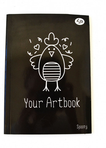 Блокнот Artbook "Spoony" chiken 40 листов формат В6 902750 4PROFI (258525612)
