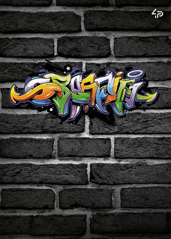Блокнот Graffiti street graphics 48 арк. формат А5 904631 4PROFI (258526056)