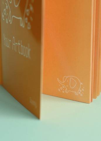 Блокнот Artbook "Spoony" elephant 40 арк. формат B6 902767 4PROFI (258525614)