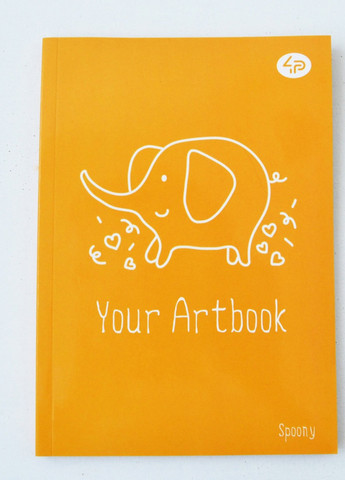 Блокнот Artbook "Spoony" elephant 40 листов формат B6 902767 4PROFI (258525614)