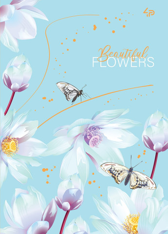 Блокнот "Spring flowers" lotus 40 листов формат А5 905447 4PROFI (258525714)