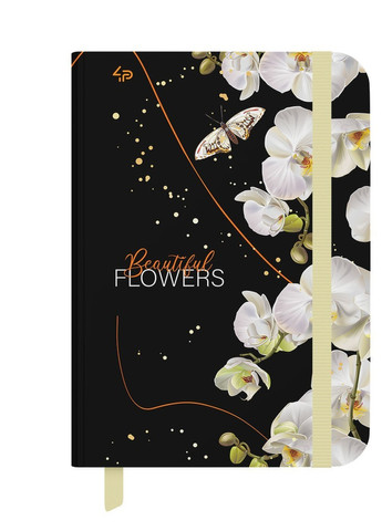 Блокнот "Beautiful flowers" orchid, 64 арк. формат А5 905317 4PROFI (258525610)