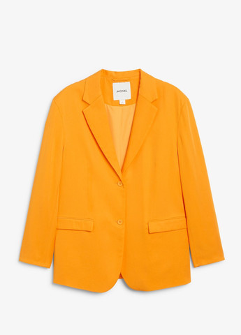 Оранжевый женский жакет H&M однотонный - демисезонный
