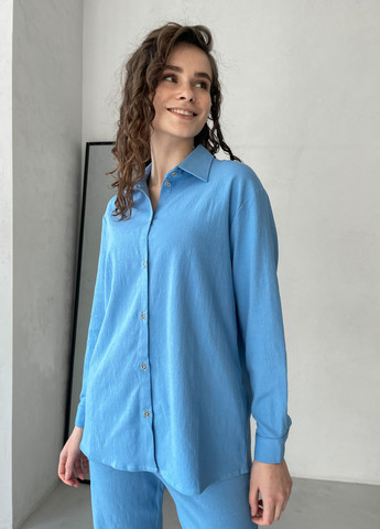 Класична сорочка льняна жіноча 200000232 Merlini прага (258412400)