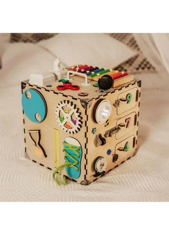 Развивающая игрушка Бизикуб 30х30х30 см No Brand (258414810)