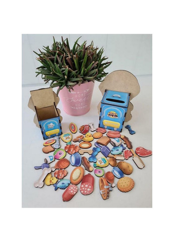 Настольная развивающая игра "Накорми собачек" пазл-сортер 17х18х6 см No Brand (258414815)