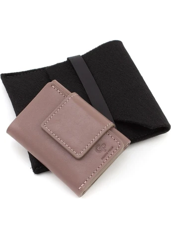 Стильный женский кошелек из кожи 18,5х9х3 см Grande Pelle (258414891)