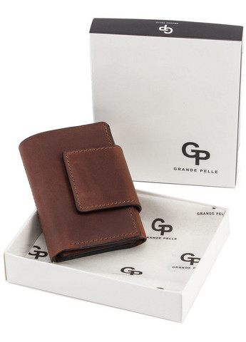 Стильный женский кошелек из кожи 10х8х2 см Grande Pelle (258414879)