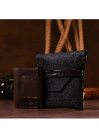 Стильный женский кошелек из кожи 10х8х2 см Grande Pelle (258414878)