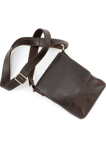 Стильная мужская сумка через плечо из кожи 20х15х5 см Grande Pelle (258414864)