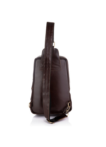 Стильная мужская сумка-слинг из кожи 31х20х10 см Newery (258415518)