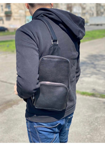 Стильна чоловіча сумка зі шкіри 31х20х10 см Newery (258415532)