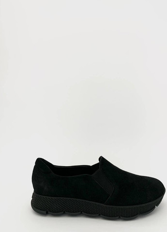 Черные слипоны Aura Shoes однотонные