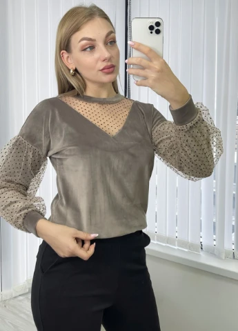 Бежевая блузка Inedit