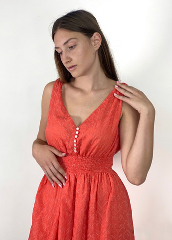 Помаранчева кежуал сукня Inedit однотонна