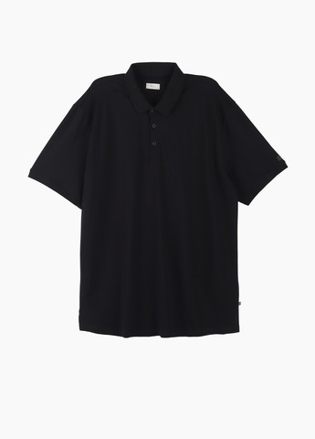 Черная футболка-поло для мужчин MCL однотонная