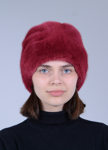 Норковая женская зимняя шапка кубанка Меховой Стиль ромашка (258459121)