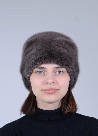Жіноча зимова норкова шапка-кубанка Меховой Стиль Шарпей (258459118)