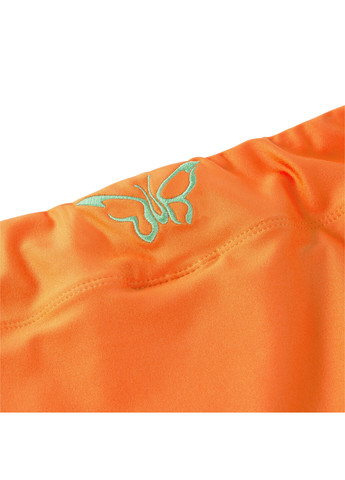 Оранжевая спортивная однотонная юбка Puma