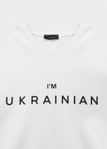 Белая футболка "i`m ukrainian" Demos