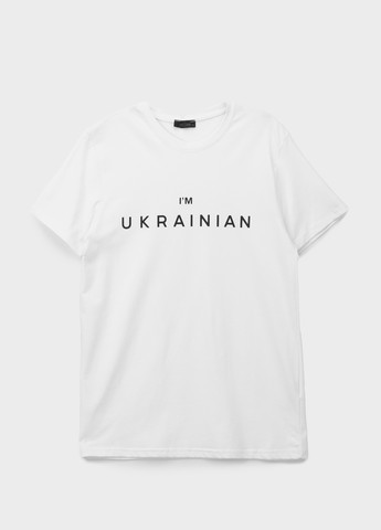 Біла футболка "i`m ukrainian" Demos