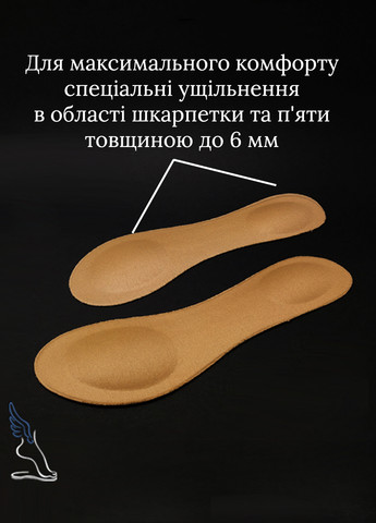 Стельки Dana смягчающие из обувного поролона 20см/2-6мм No Brand устілки (258472280)