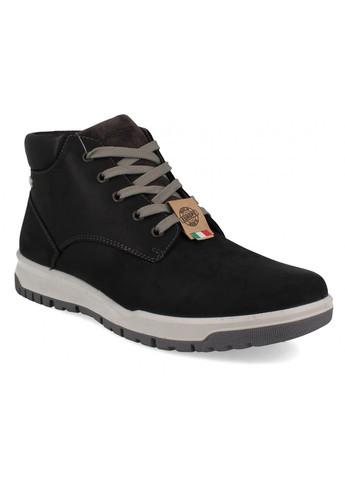 Черные зимние мужские ботинки black camper 4255-30 Forester