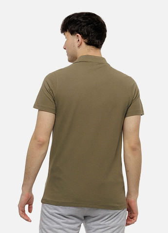 Оливковая (хаки) футболка-мужское поло с коротким рукавом для мужчин Yuki