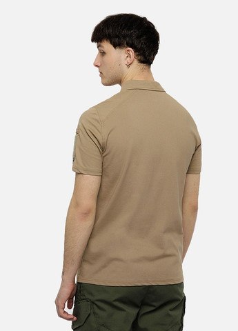Бежевая футболка-мужское тактическое поло с коротким рукавом для мужчин FLAS