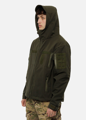 Оливковая (хаки) демисезонная мужская тактическая демисезонная куртка V