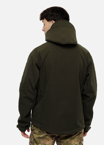 Оливкова (хакі) демісезонна чоловіча тактична демісезонна куртка V