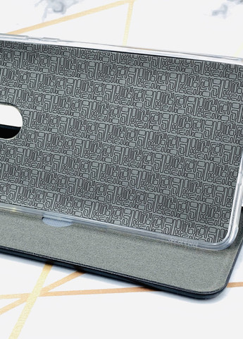 Чехол-книжка с рисунком для Xiaomi Redmi Note 4 / Note 4X Черный :: Рельефный фон (принт 36) Creative (258491246)