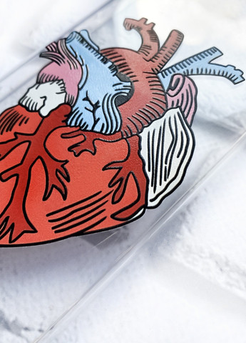 Чехол с утолщёнными углами для Xiaomi Mi 8 Lite :: Сердце анатомическое (принт 250) Creative (258491860)